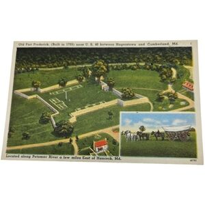 📬 Vintage Unused Postcard of Old Fort Frederick